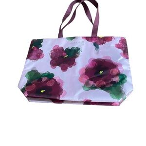 Clinique Jonathan cohen collab floral Tote Bag - Pink and Green